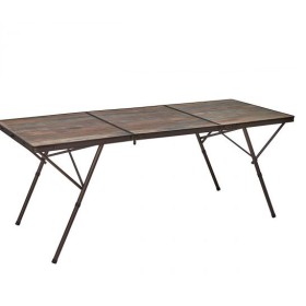 Table de camping valise Family Trigano 180x70 cm pour 6 à 8 personnes