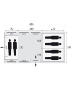 Tente de camping PORTO GRANDE 650 RSTC / 6 places - BARDANI