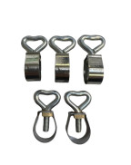 Lot de 5 Colliers de serrage avec piton Ø18-20 mm