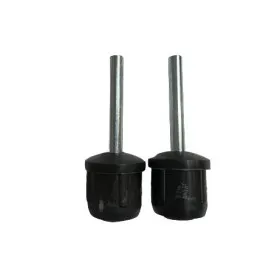 Lot de 2 Embouts de mât avec pointe Ø25 mm