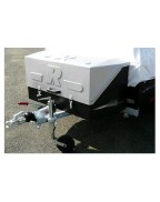 Coffre sur flèche caravane pliante RACLET 300L coffre de rangement camping