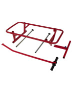 Chariot de plage wagon Eurotrail avec panneaux bois et roues pneumatiques