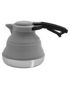 Bouilloire rétractable Eurotrail 1,2 L en silicone et inox pour camping