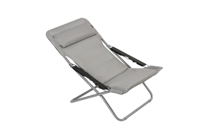 Transat TRANSABED BeComfort Lafuma Mobilier chaise longue matelassée bain de soleil extérieur