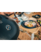 Barbecue gaz Carri Chef 50 CADAC avec grille BBQ plancha et pieds réglables