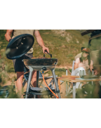 Barbecue gaz Carri Chef 50 CADAC avec grille BBQ plancha et pieds réglables