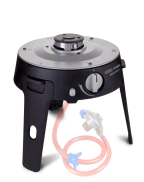 Barbecue à gaz CADAC SAFARI CHEF 30 LP DELUXE portable avec revêtement GreenGrill et pieds repliables