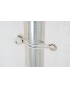 Tente de réception 3 x 4 m DWS Ibiza en PVC avec structure acier