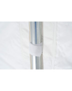 Tente de réception 3 x 4 m DWS Ibiza en PVC avec structure acier