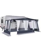 Auvent de caravane PRIMA 2,4 m TRIGANO monté en camping