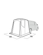 Auvent arrière KROSSBU HAYON VAN H185-200CM - EASY CAMP