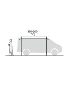 Auvent universelle VOSS CANOPY 150-260CM - EASY CAMP