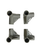 Lot de 4 raccords d'angle haut pour meuble - DEFA