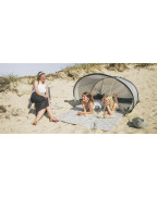 tente de plage Eastbourne 205x140 cm Outwell pop-up légère avec protection solaire UPF 50+ et tapis de sol cousu