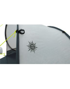 tente de plage Eastbourne 205x140 cm Outwell pop-up légère avec protection solaire UPF 50+ et tapis de sol cousu