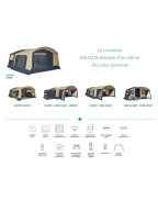 Caravane pliante GALLÉON TRIGANO 4 places avec grand séjour