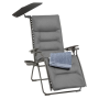 Pack fauteuil relax Lafuma All In One BeComfort® gris avec accessoires détente