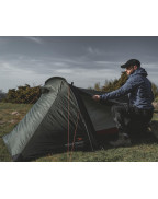 tente de randonnée Sarek 2 Easy Camp légère 2 places tunnel imperméable pour trekking et vélo
