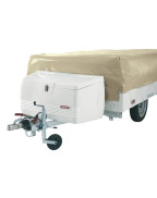 Coffre sur flèche 300L blanc TRIGANO pour caravane pliante Odyssée Camplair Olympe﻿