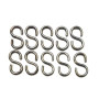 Lot de 10 crochets S 24 x 20 mm CAO pour tentes et auvents