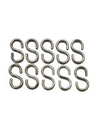 Lot de 10 crochets S 24 x 20 mm CAO pour tentes et auvents