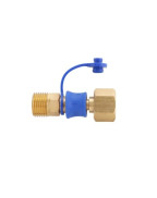 Couplage rapide gaz G1/2 CADAC avec valve auto-obturante pour barbecue et camping