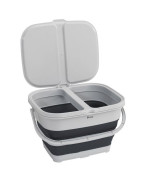 Poubelle recyclage rétractable OUTWELL 2 compartiments anti-odeur pour camping