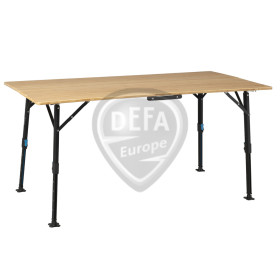 Table de camping pliante bambou 140 x 72 cm / 6 places - DEFA