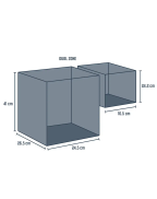 glacière à compression Arctic Chill 41 Dual Zone Outwell pour camping et randonnée