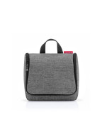 Trousse de toilette 3L Reisenthel toiletbag en polyester recyclé avec compartiments et crochet de suspension