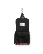 Trousse de toilette 3L Reisenthel toiletbag en polyester recyclé avec compartiments et crochet de suspension