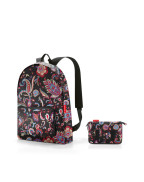Sac à dos pliable compact 14L Reisenthel mini maxi rucksack en polyester déperlant