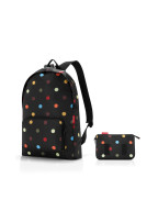 Sac à dos pliable compact 14L Reisenthel mini maxi rucksack en polyester déperlant