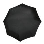 Parapluie de poche Duomatic Reisenthel noir en PET recyclé avec ouverture automatique