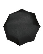 Parapluie de poche Duomatic Reisenthel noir en PET recyclé avec ouverture automatique