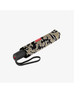 Parapluie de poche Duomatic Reisenthel noir en PET recyclé avec ouverture automatique