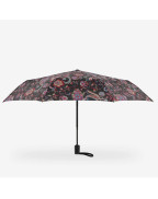 Parapluie de poche Duomatic Reisenthel noir en PET recyclé avec ouverture automatique