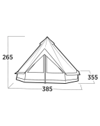 Tente tipi de camping VAULEN / 7 places - EASY CAMP