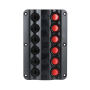 Tableau électrique Wave Osculati 6 interrupteurs avec fusibles réarmables IP54 pour bateau et camping-car