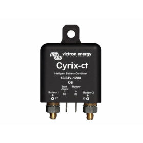 Coupleur séparateur Cyrix 120A Victron pour recharge automatique batterie auxiliaire bateau et camping-car