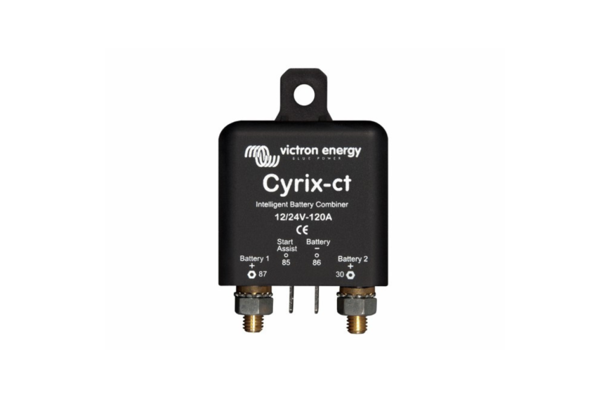 Coupleur séparateur Cyrix 120A Victron pour recharge automatique batterie auxiliaire bateau et camping-car