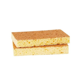 lot de 2 éponges naturelles Andrée Jardin écologiques et biodégradables pour la vaisselle