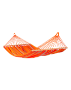 Hamac à barre double ALISIO LA SIESTA en tissu Outdoor HamacTex avec barres en bambou