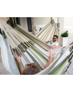 hamac de jardin Kingsize BRISA LA SIESTA en polypropylène résistant