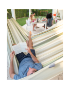 hamac de jardin Kingsize BRISA LA SIESTA en polypropylène résistant