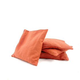 4 sacs Cornhole en coton remplis de matière minérale pour jeu extérieur