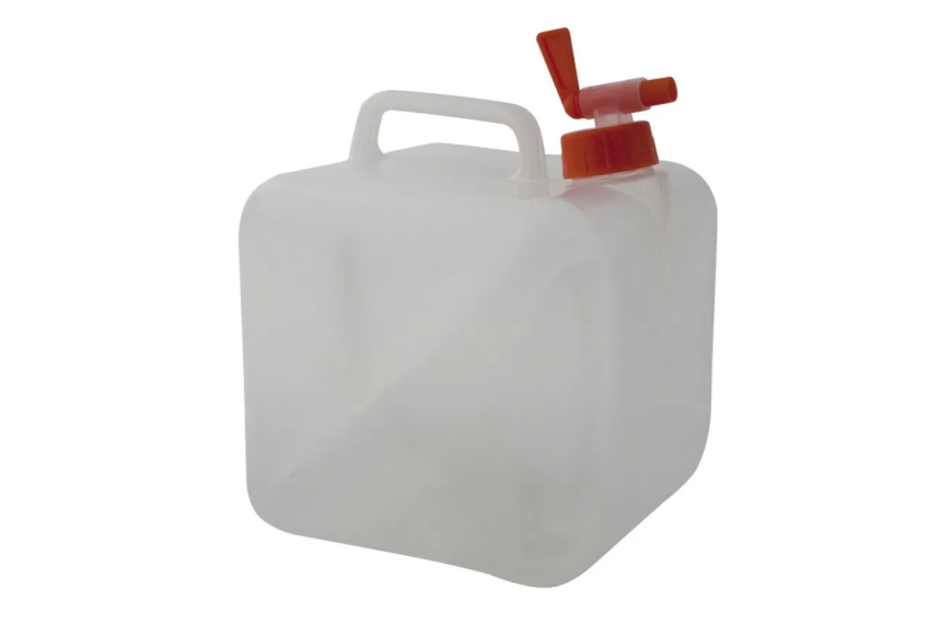 Jerrican pliant 5 litres EUROTRAIL avec robinet amovible pour camping et randonnée