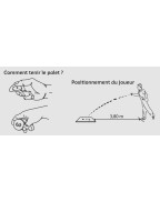 jeu de palets vendéens en fonte couleur compétition avec maître