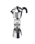 Cafetière percolateur 6 tasses Eurotrail en aluminium pour camping et outdoor