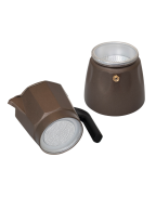 Cafetière percolateur 6 tasses Eurotrail en aluminium pour camping et outdoor